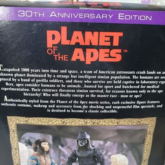 Vintage 90s Kenner Planet of the Apes Doll Action Figure Dr Zaius New Old Stock - Picture 12 of 12